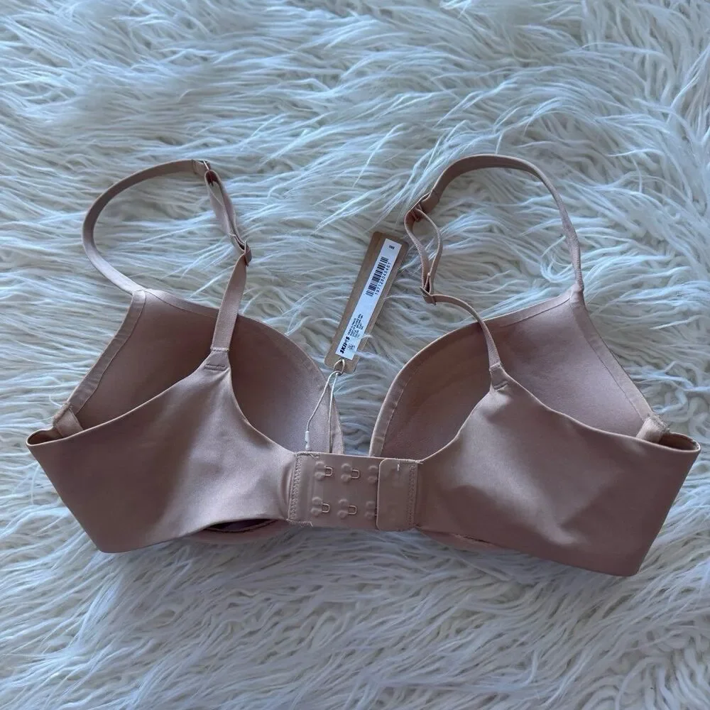 Skims Ultimate Push up Plunge Bra Clay Size 34C - Picture 5 of 7